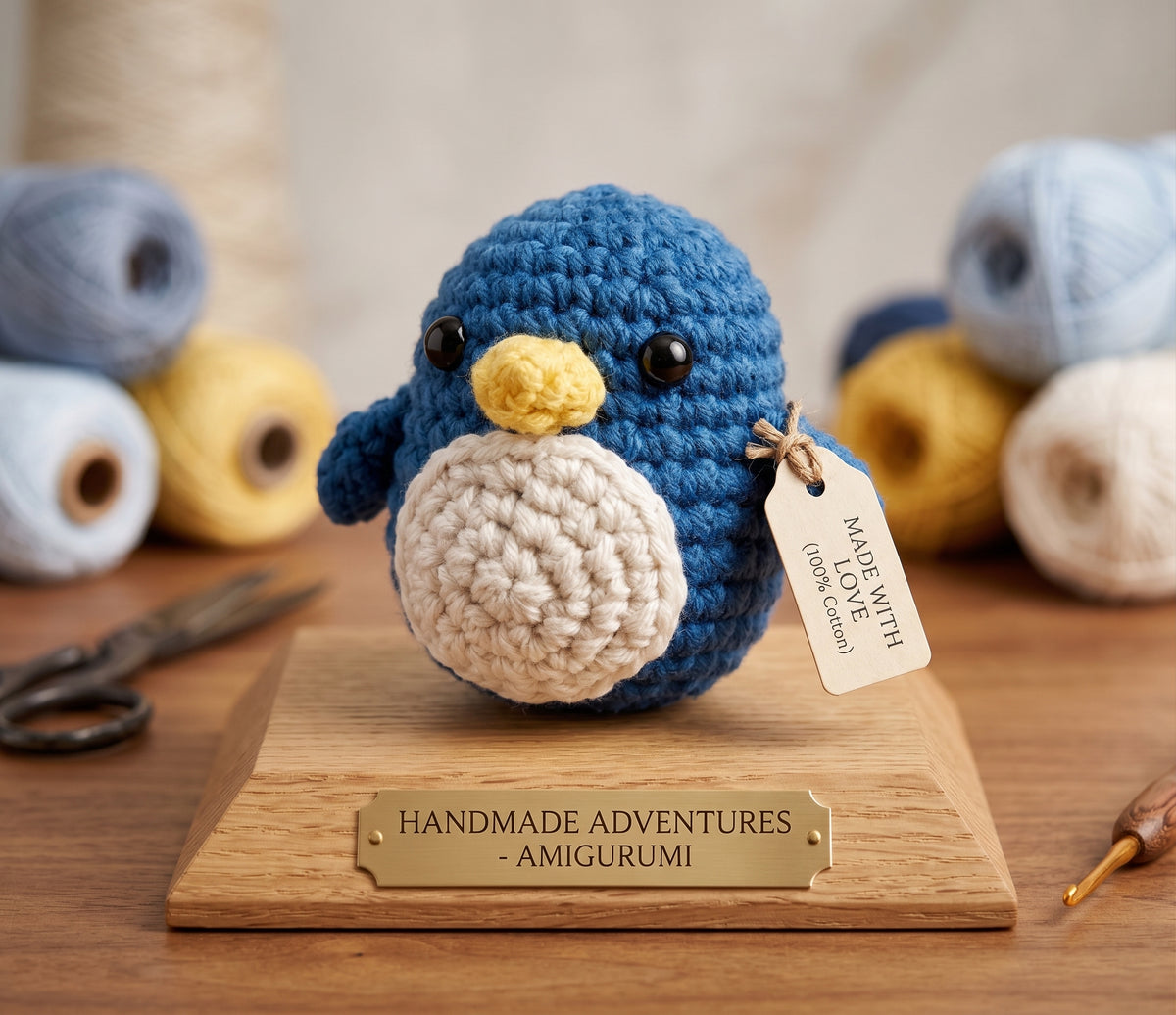 Cute Penguin Amigurumi Crochet Pattern – Beginner DIY Stuffed Animal PDF Guide